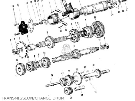 TRANSMISSION/CHANGE DRUM - C2TR ROADRUNNER 1968 USA