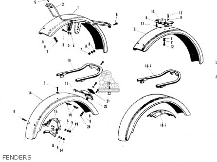 FENDERS - C2TR ROADRUNNER 1968 USA