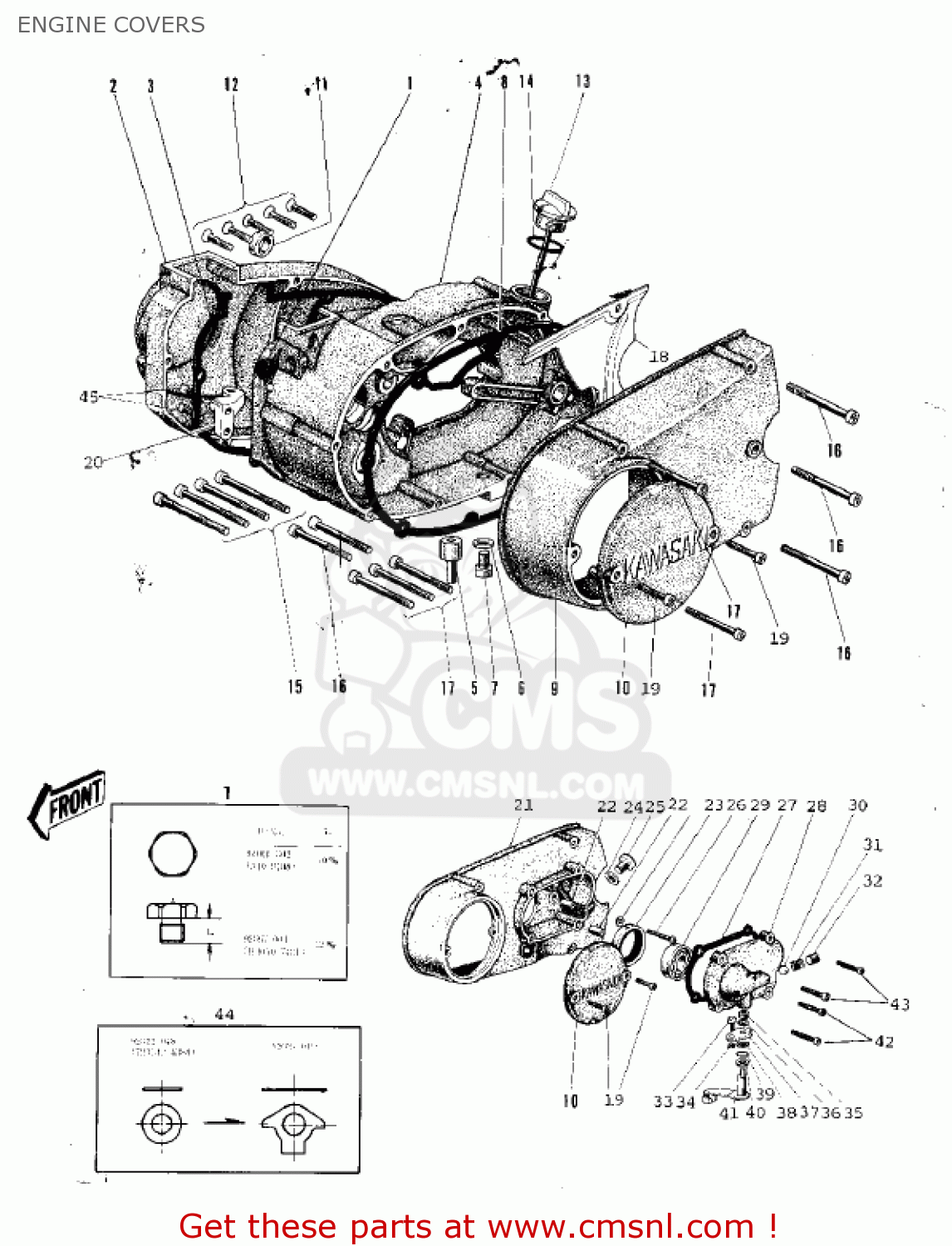 ENGINE COVERS C2TR ROADRUNNER 1969 USA
