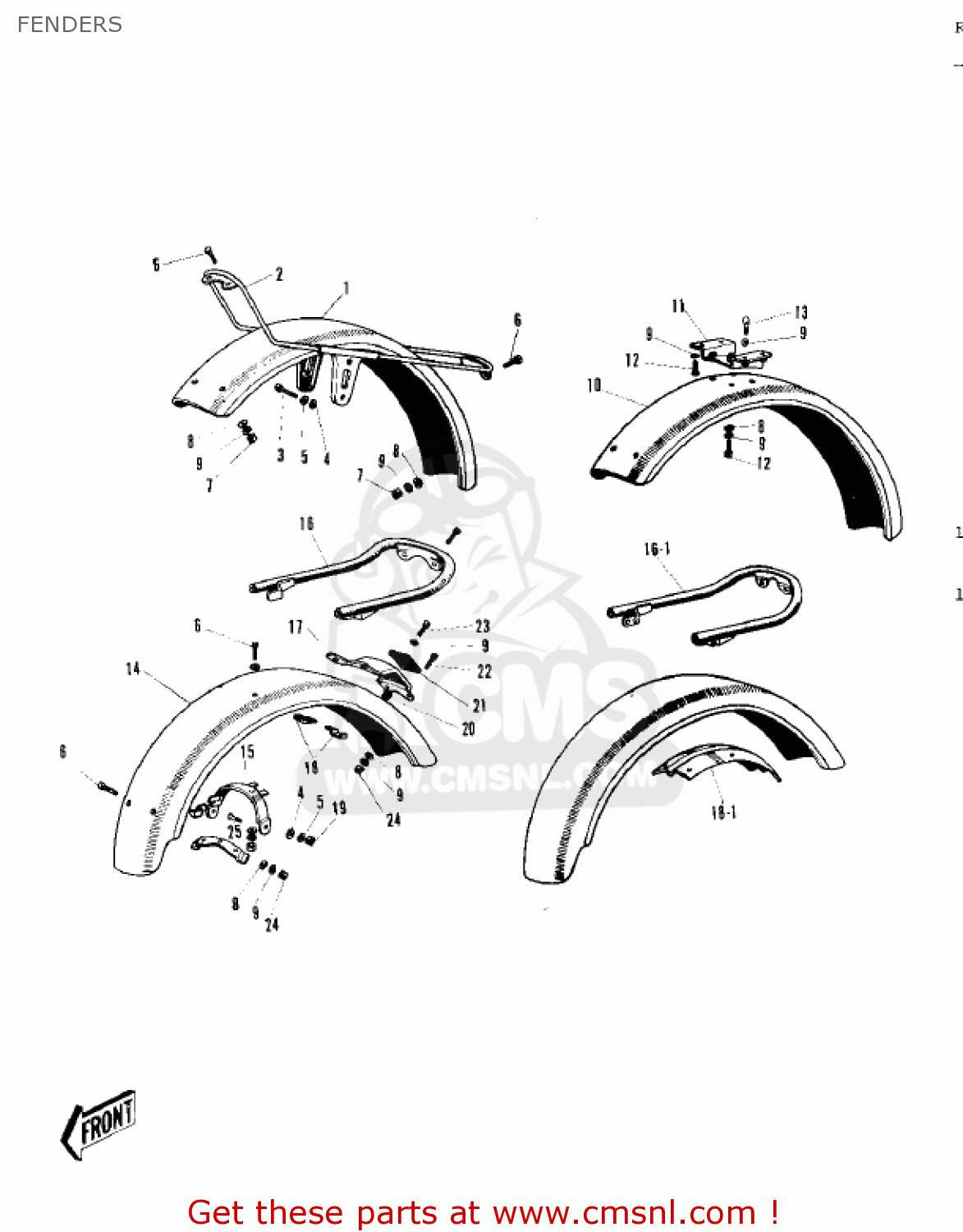 FENDERS C2TR ROADRUNNER 1969 USA