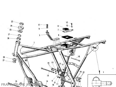 FRAME/FRAME FITTINGS - C2TR ROADRUNNER 1969 USA