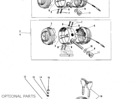 OPTIONAL PARTS - C2TR ROADRUNNER 1969 USA
