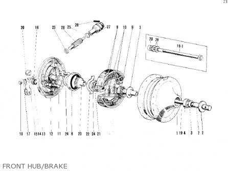 FRONT HUB/BRAKE - C2TR ROADRUNNER 1969 USA