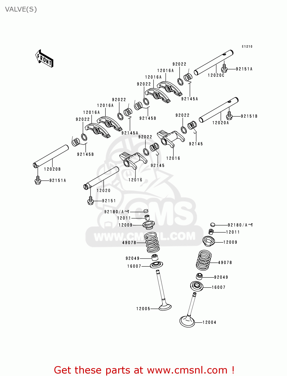 VALVE(S) EJ650A1 W650 1999 EUROPE UK FR NL FG IT NR