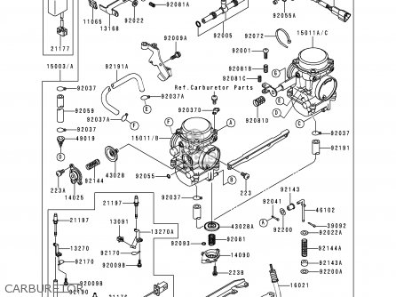 CARBURETOR - EJ650A1 W650 1999 EUROPE UK FR NL FG IT NR