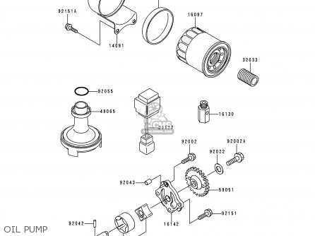 OIL PUMP - EJ650A1 W650 1999 EUROPE UK FR NL FG IT NR