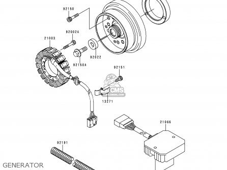 GENERATOR - EJ650A1 W650 1999 EUROPE UK FR NL FG IT NR