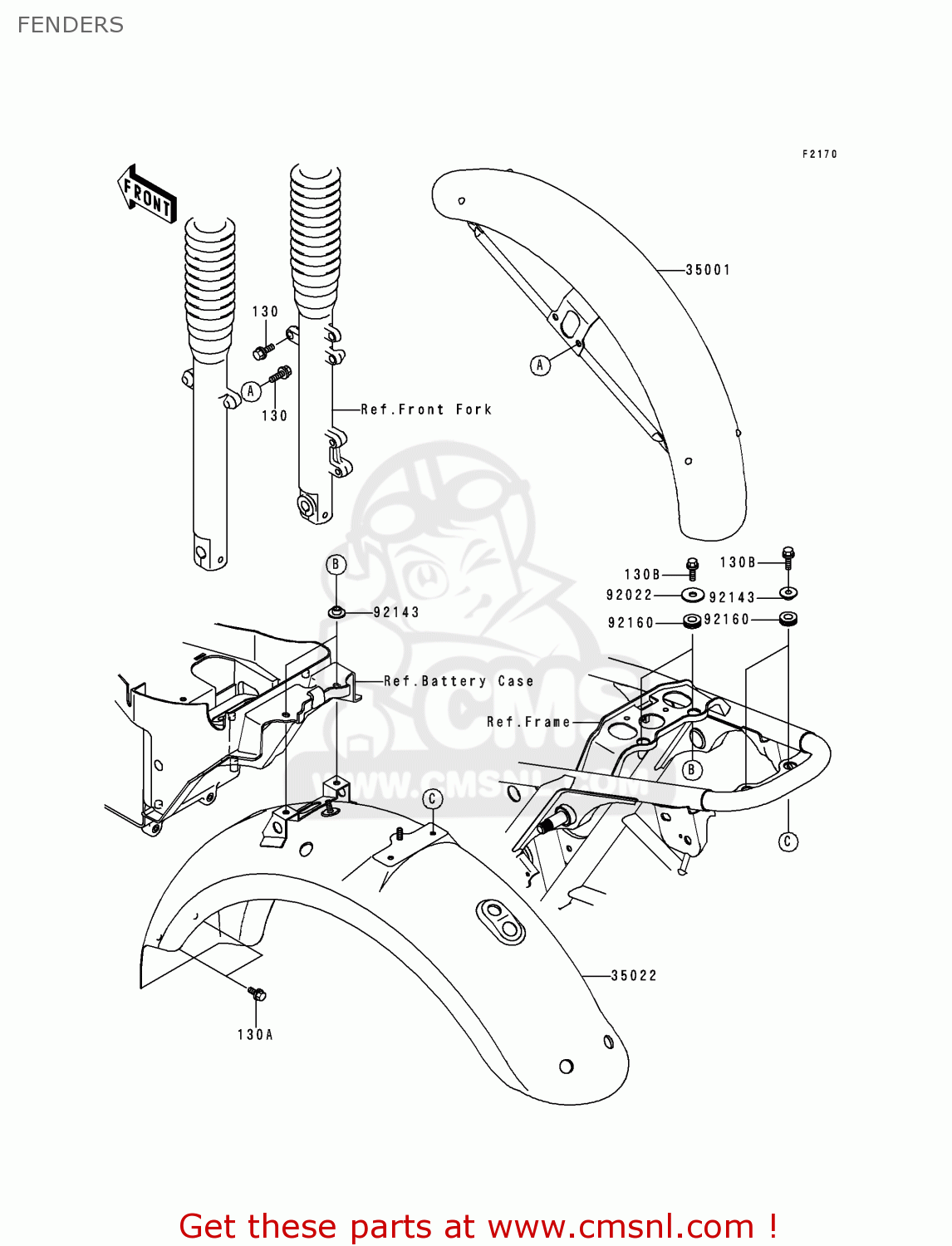 FENDERS EJ650A2 W650 2000 USA CALIFORNIA CANADA