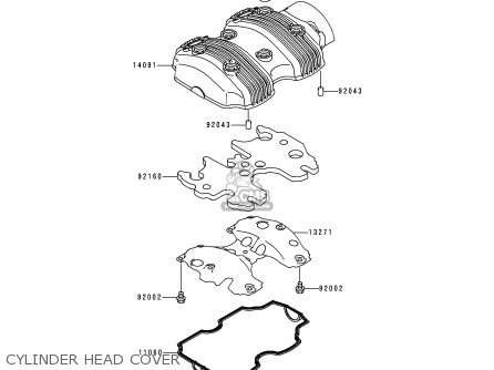 CYLINDER HEAD COVER - EJ650A2 W650 2000 USA CALIFORNIA CANADA