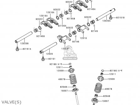 VALVE(S) - EJ650A2 W650 2000 USA CALIFORNIA CANADA