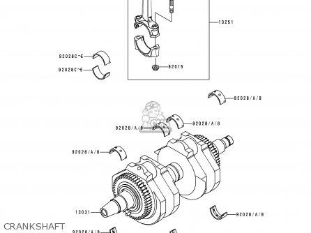 CRANKSHAFT - EJ650A2 W650 2000 USA CALIFORNIA CANADA