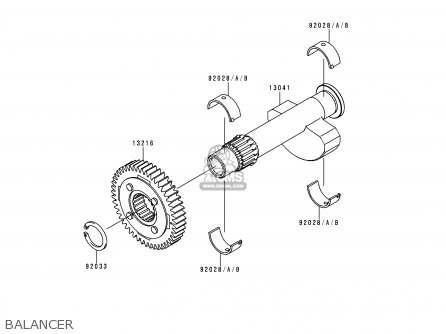 BALANCER - EJ650A2 W650 2000 USA CALIFORNIA CANADA