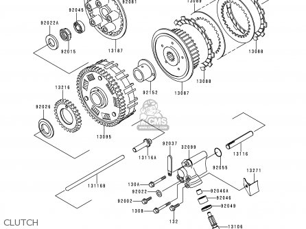 CLUTCH - EJ650A2 W650 2000 USA CALIFORNIA CANADA