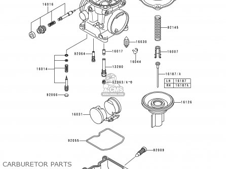 CARBURETOR PARTS - EJ650A2 W650 2000 USA CALIFORNIA CANADA