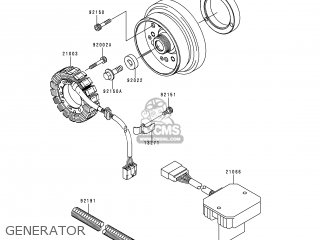 GENERATOR - EJ650A2 W650 2000 USA CALIFORNIA CANADA