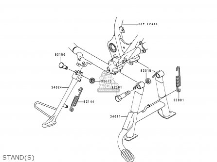 STAND(S) - EJ650A2 W650 2000 USA CALIFORNIA CANADA