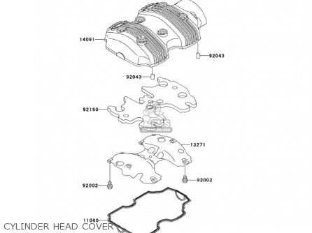CYLINDER HEAD COVER - EJ650A3 W650 2001 USA CALIFORNIA CANADA