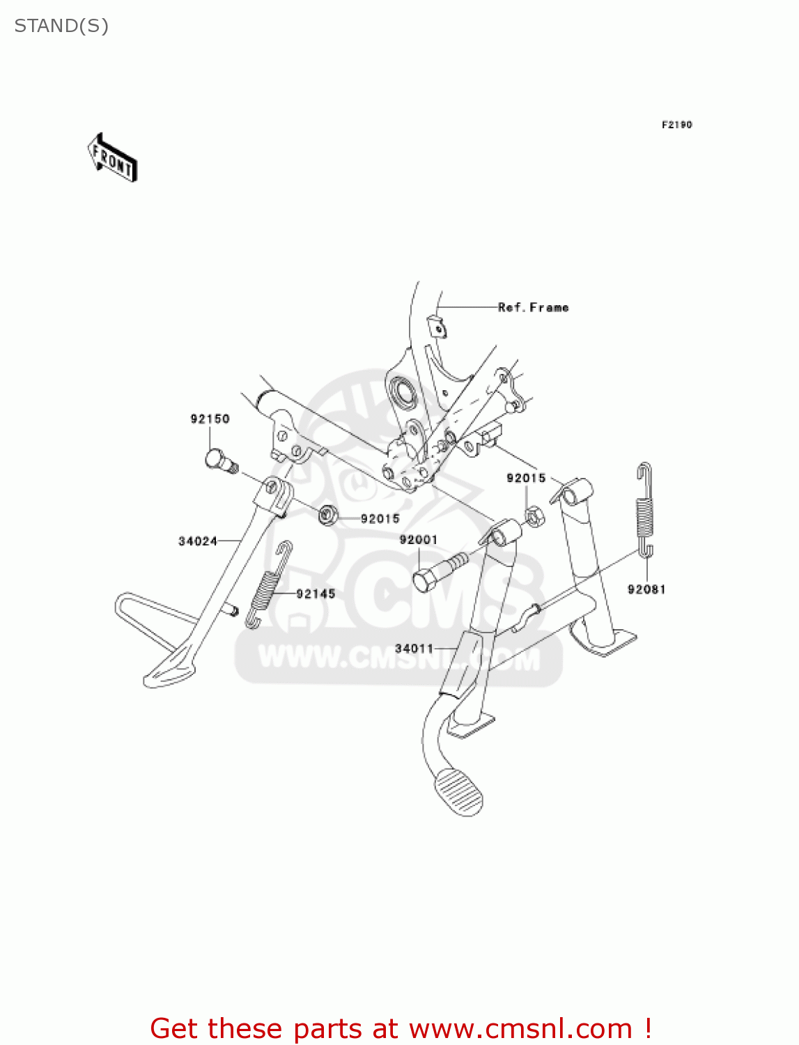 STAND(S) EJ650A4 W650 2002 CANADA