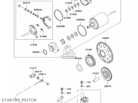 STARTER MOTOR - EJ650A4 W650 2002 CANADA