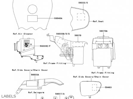 LABELS - EJ650A4 W650 2002 CANADA