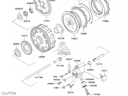 CLUTCH - EJ650A4 W650 2002 CANADA