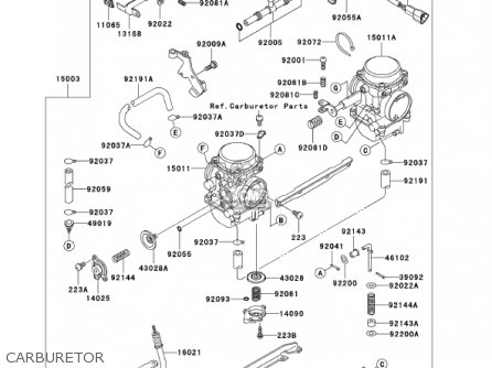 CARBURETOR - EJ650A4 W650 2002 CANADA