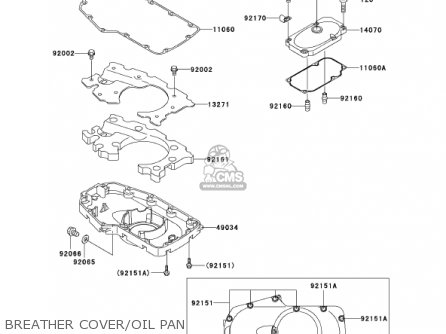 BREATHER COVER/OIL PAN - EJ650A4 W650 2002 CANADA