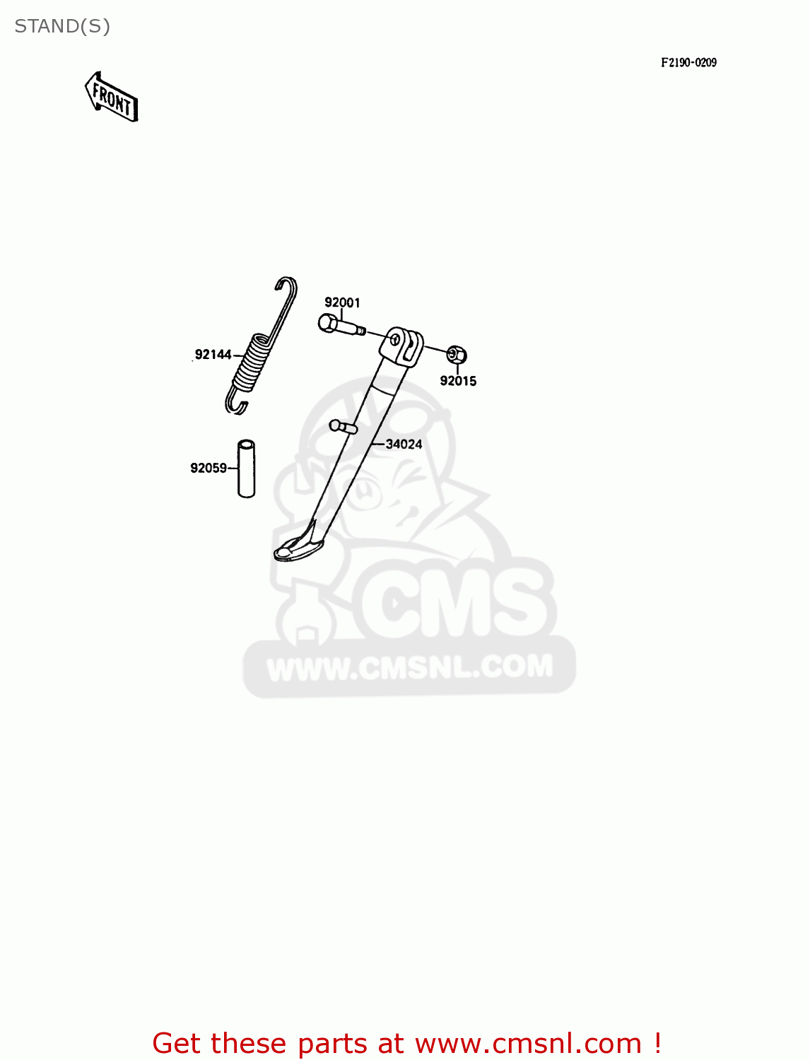 STAND(S) EL250B2 ELIMINATOR 1988 FG
