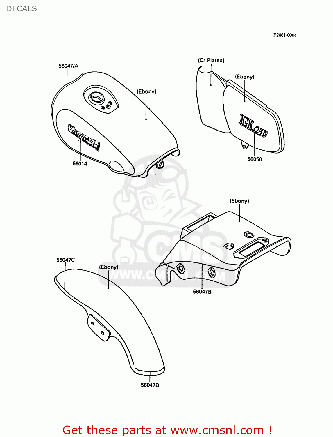 DECALS EL250B2 ELIMINATOR 1988 FG