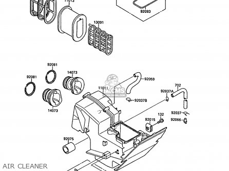 AIR CLEANER - EL250B2 ELIMINATOR 1988 FG