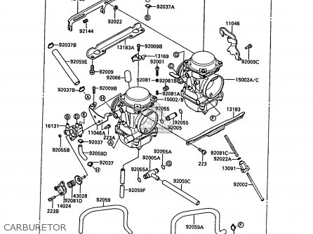 CARBURETOR - EL250B2 ELIMINATOR 1988 FG