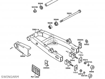 SWINGARM - EL250B2 ELIMINATOR 1988 FG