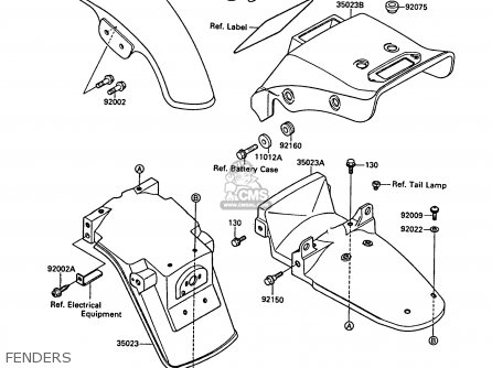 FENDERS - EL250B2 ELIMINATOR 1988 FG