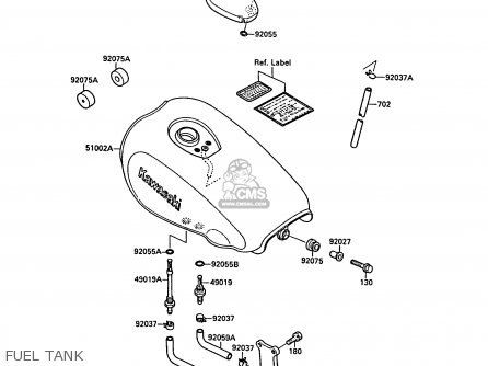FUEL TANK - EL250B2 ELIMINATOR 1988 FG