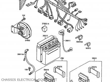 CHASSIS ELECTRICAL EQUIPMENT - EL250B2 ELIMINATOR 1988 FG