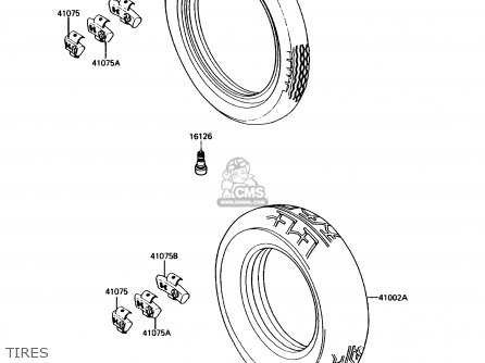 TIRES - EL250B2 ELIMINATOR 1988 USA CALIFORNIA