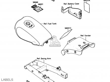LABELS - EL250B2 ELIMINATOR 1988 USA CALIFORNIA