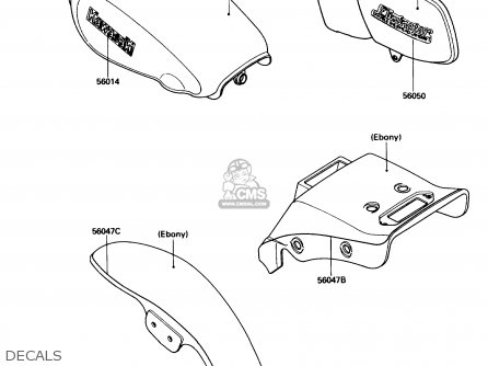 DECALS - EL250B2 ELIMINATOR 1988 USA CALIFORNIA