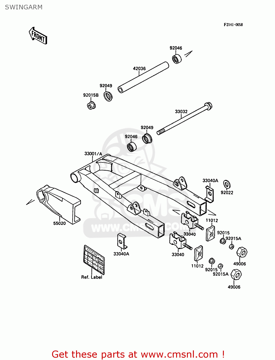 SWINGARM EL250B3 ELIMINATOR 1989 SWITZERLAND FG