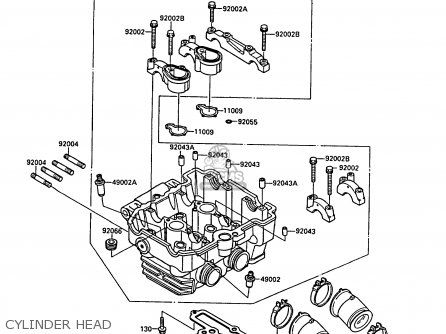 CYLINDER HEAD - EL250B3 ELIMINATOR 1989 SWITZERLAND FG