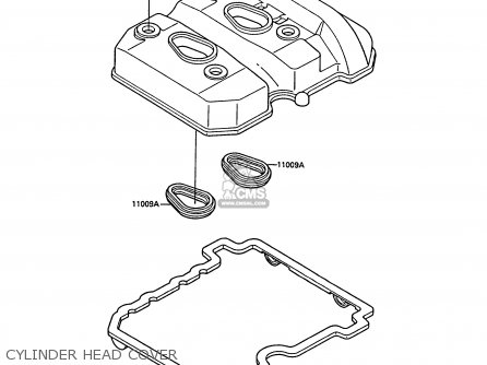 CYLINDER HEAD COVER - EL250B3 ELIMINATOR 1989 SWITZERLAND FG