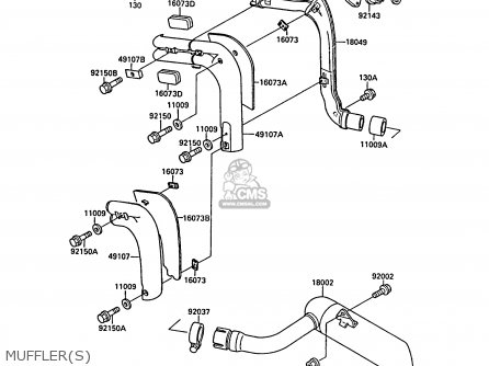 MUFFLER(S) - EL250B3 ELIMINATOR 1989 SWITZERLAND FG