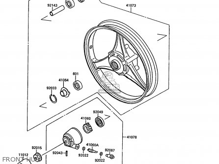 FRONT HUB - EL250B3 ELIMINATOR 1989 SWITZERLAND FG