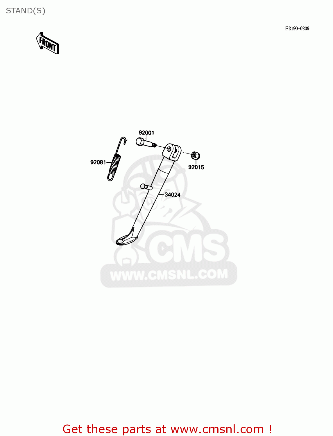 STAND(S) EL250B3 ELIMINATOR 1989 USA CALIFORNIA