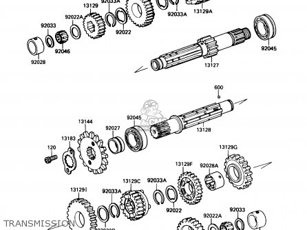 TRANSMISSION - EL250B3 ELIMINATOR 1989 USA CALIFORNIA