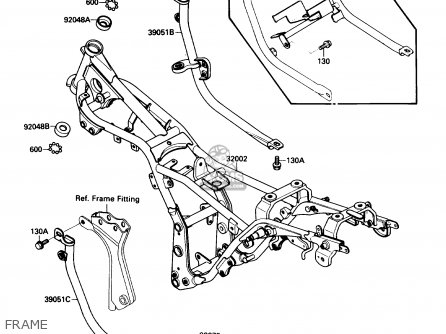 FRAME - EL250B3 ELIMINATOR 1989 USA CALIFORNIA
