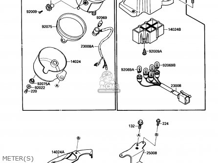 METER(S) - EL250B3 ELIMINATOR 1989 USA CALIFORNIA