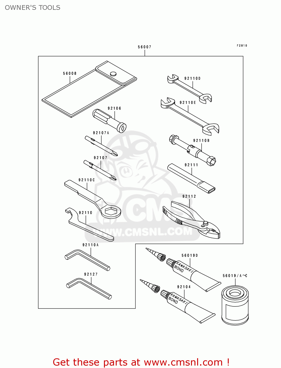 OWNER'S TOOLS EL250D1 ELIMINATOR 1990 FG