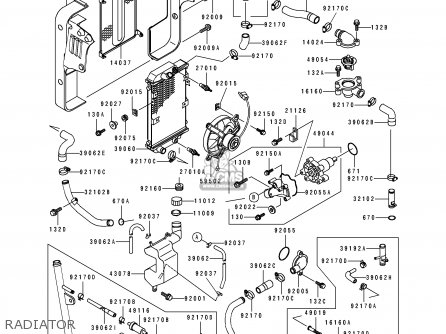 RADIATOR - EL250D1 ELIMINATOR 1990 FG