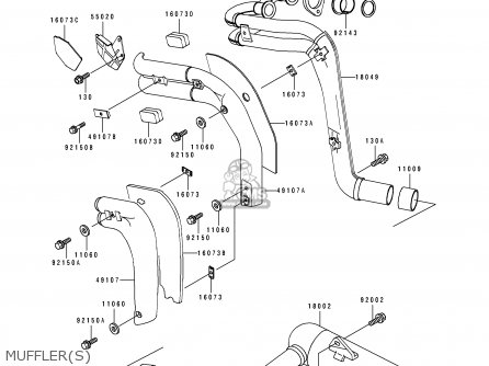 MUFFLER(S) - EL250D2 ELIMINATOR 1991 SWEDEN